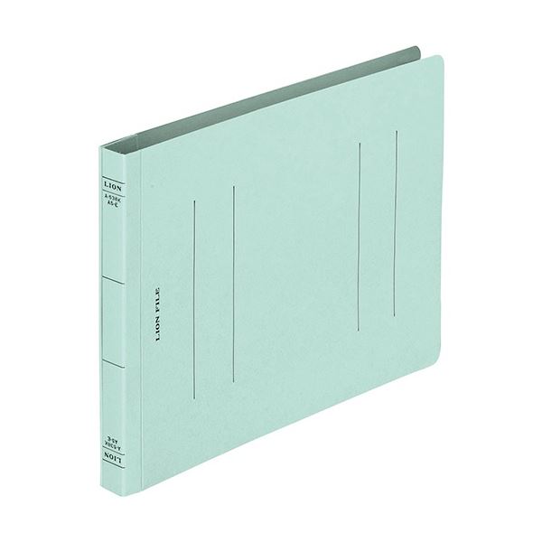 【送料無料】(まとめ) ライオン事務器 フラットファイル(環境)樹脂押え具 A5ヨコ 150枚収容 背幅18mm 水 A-538KA5E 1セット(10冊) 【×10セット】