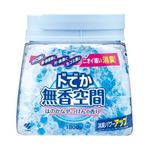 まとめ 小林製薬 ドでか無香空間ほのかなせっけんの香り 本体 1800g