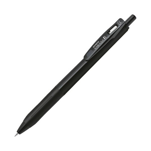 【送料無料】(まとめ) ゼブラ ゲルインクボールペン サラサR 0.5mm 黒 (軸色：黒) JJ29-R1-BK1 1本 【×50セット】