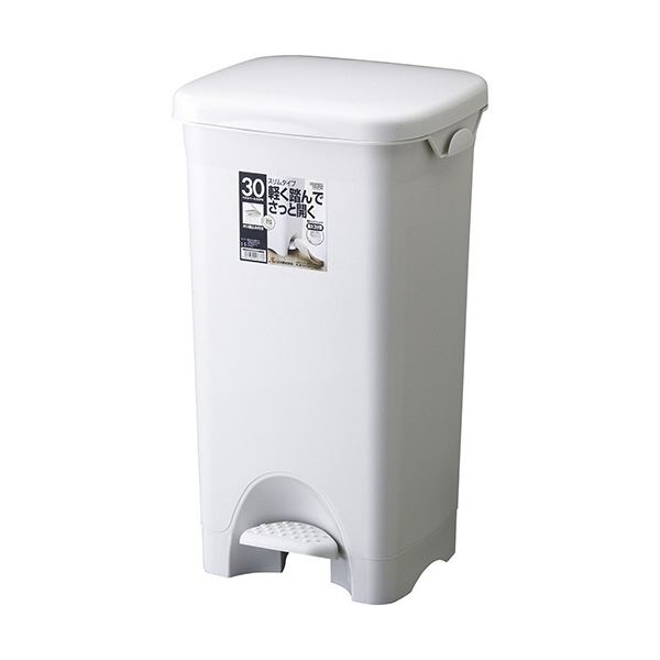 【送料無料】(まとめ) リス HOME＆HOME ペダルペール 28L グレー GPRB037 1台 【×5セット】