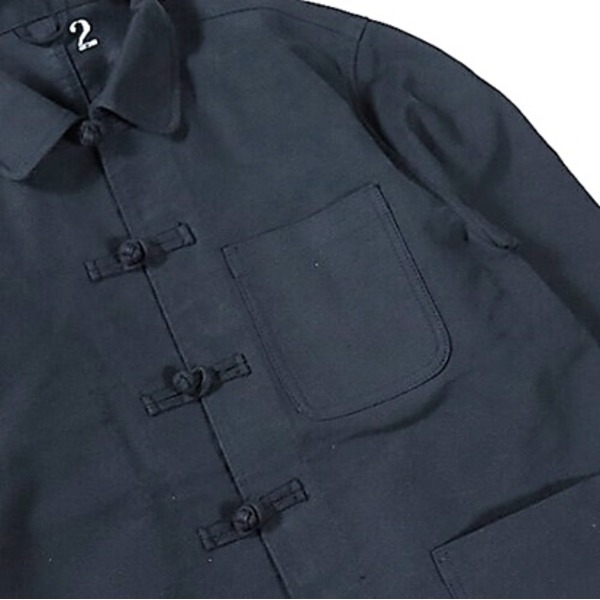 全日本送料無料 2 Lサイズ ブラック 送料無料 モールスキンチャイナジャケット ホビー エトセトラ レビュー投稿で次回使える00円クーポン全員にプレゼント ウェア ミリタリー レインウェア Williamsav Com