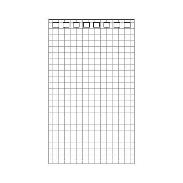 【送料無料】(まとめ) リヒトラブ AQUA DROPsツイストノート（メモサイズ） 専用リーフ 120×71mm 8穴 5mm方眼罫 N-1660S1パック（40枚） 【×100セット】