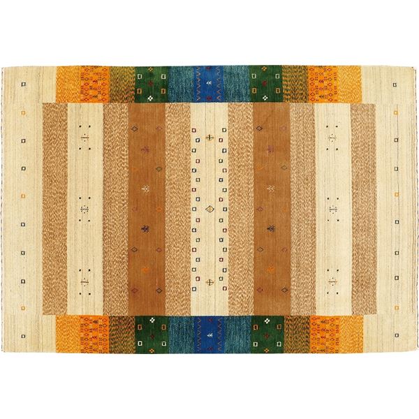 防炎 引っ敷き/引っ敷き 【約200×250珊 729/マルチ】 熱っぽい引っ敷き相応う バーラット製 『ファインギャベ』 729/MULTI【代引不可】