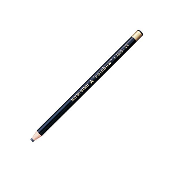【送料無料】(まとめ) 三菱鉛筆 色鉛筆7610(水性ダーマトグラフ) 黒 K7610.24 1ダース(12本) 【×3セット】