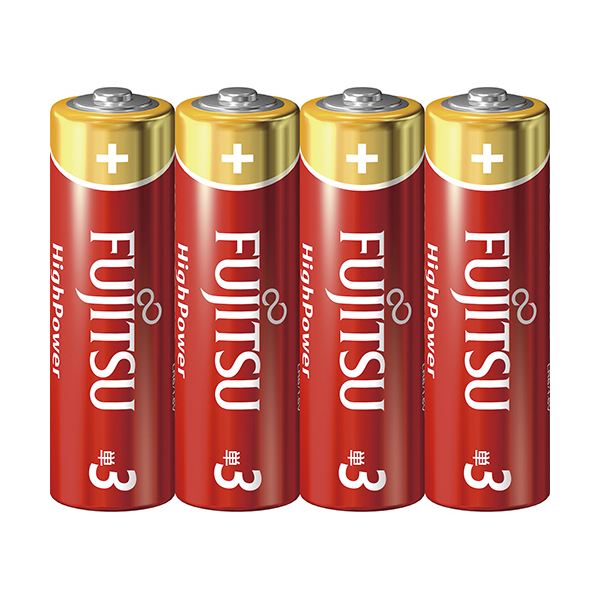 【送料無料】FDK 富士通 アルカリ乾電池ハイパワータイプ 単3形 LR6FH（4S） 1セット（40本：4本×10パック）