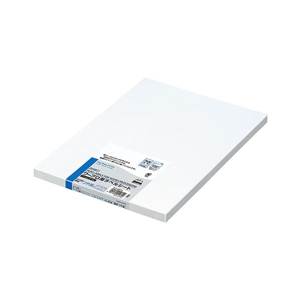 【送料無料】コクヨ ワープロ用フィルムラベル A4ノーカット 透明・ツヤ消し タイ-2211 1冊(50シート)|イーグルアイ店