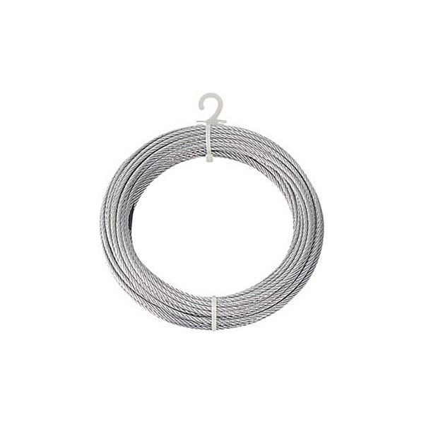 楽天市場】【送料無料】TRUSCO PVC被覆メッキ付ワイヤーロープ 4mm×30m 