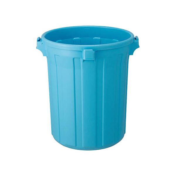 【送料無料】TRUSCO エコペール 丸型 本体85L ブルー RBK-90 1個（フタ別売）