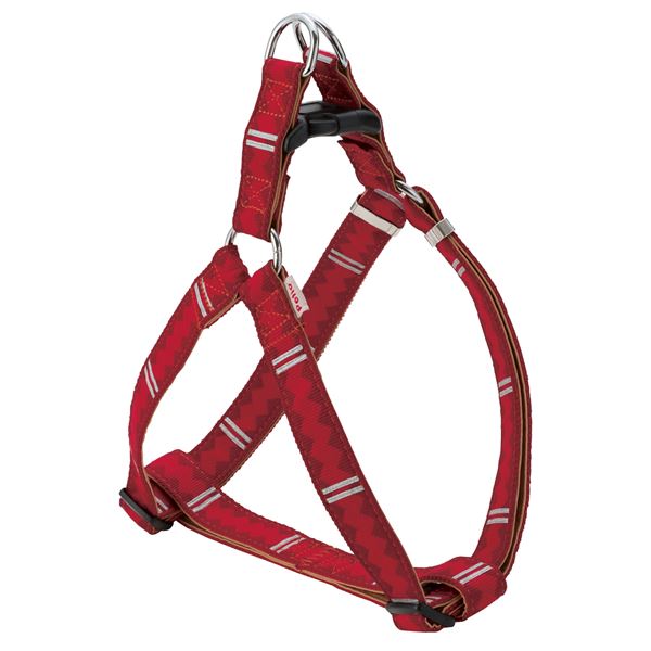 【送料無料】（まとめ）BASIC PLUS ロンバスハーネス M レッド(ペット用品)【×2セット】【代引不可】