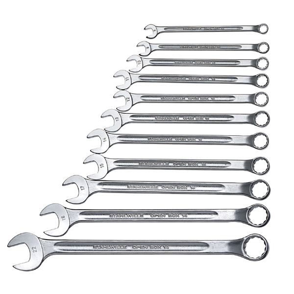 【送料無料】STAHLWILLE スタビレー 14/11 片目片口スパナ セット ロング 96401006 工具 ツール DIY 作業工具 道具 スパナ｜イーグルアイ店