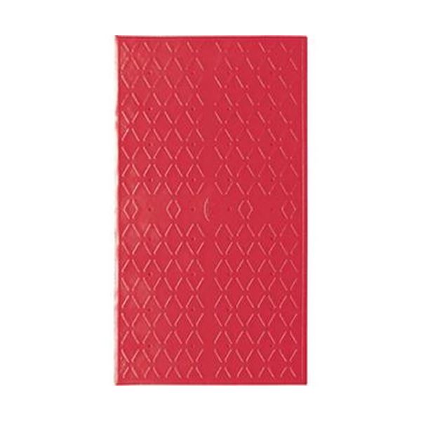 【送料無料】（まとめ）アロン化成 吸着すべり止めマット浴槽内用 M 36×70cm レッド 535-458 1枚【×3セット】