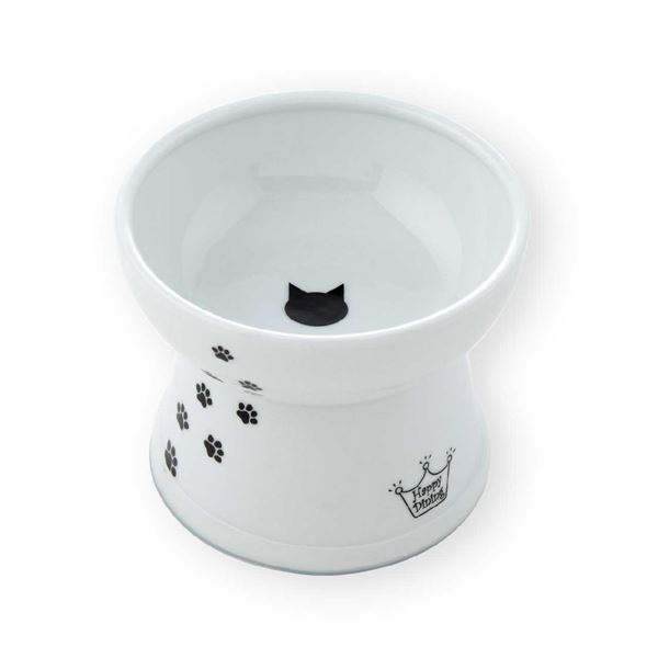 (まとめ)猫壱ハッピーダイニング 脚付フードボウルL 猫柄 シリコン付き(ペット用品) ホビー・エトセトラ ペット 猫 その他の猫 レビュー投稿で次回使える2000円クーポン全員にプレゼント