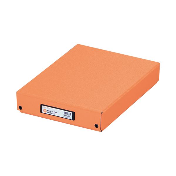 【送料無料】（まとめ） LIHITLAB デスクトレー G8300-4 A4 橙【×10セット】