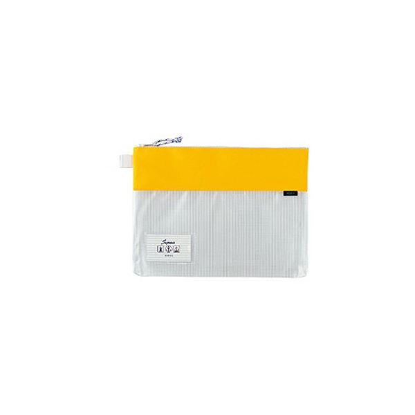 【送料無料】セキセイ セグレス メッシュケース A4 イエロー AZ-2327-50 1セット(10枚)