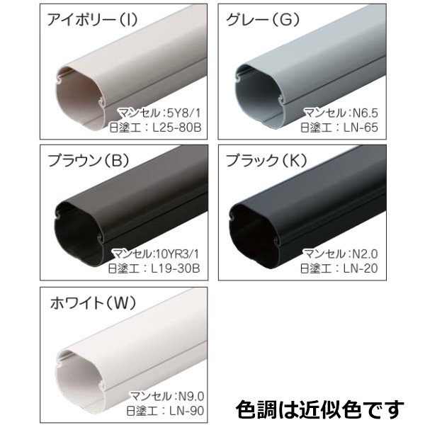 永遠の定番モデル 因幡電工 スリムダクトLD 配管化粧カバー 直管 70