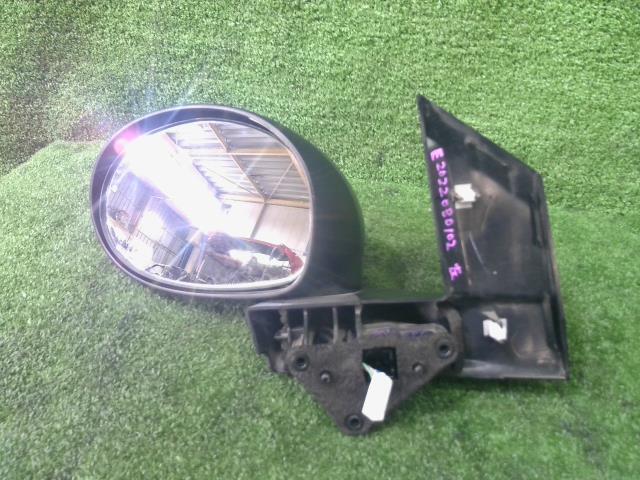 【中古】キャロルHB25S左サイドミラードアミラー助手席側H22年39F茶色ブラウン【1A79-69-180EE】