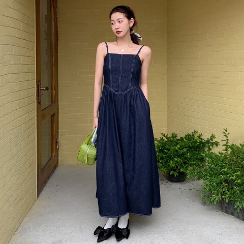 ハーリップトゥ ワンピース 楽天市場】Her lip to ハーリップトゥ ワンピース ロング デニム 23春