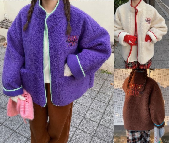 ファーコート 長袖 切り替え バイカラー 体型カバー 着痩せ シンプル【大きいサイズ レディース ロング ジャケット アウター 上着 ハンガー ロング丈 春夏 coat】