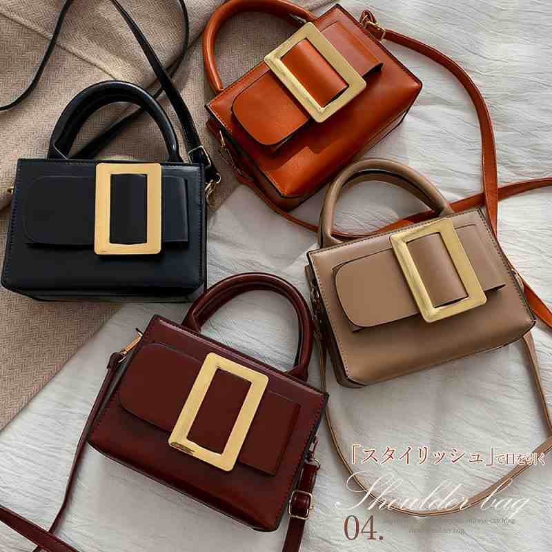 楽天市場】送料無料 【AIGNER】バックル付 巾着 ショルダー バッグ