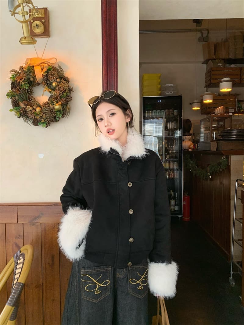 フィット & スリム 一体スエードコート【大きいサイズ レディース ロング ジャケット アウター 上着 ハンガー ロング丈 春夏 coat】