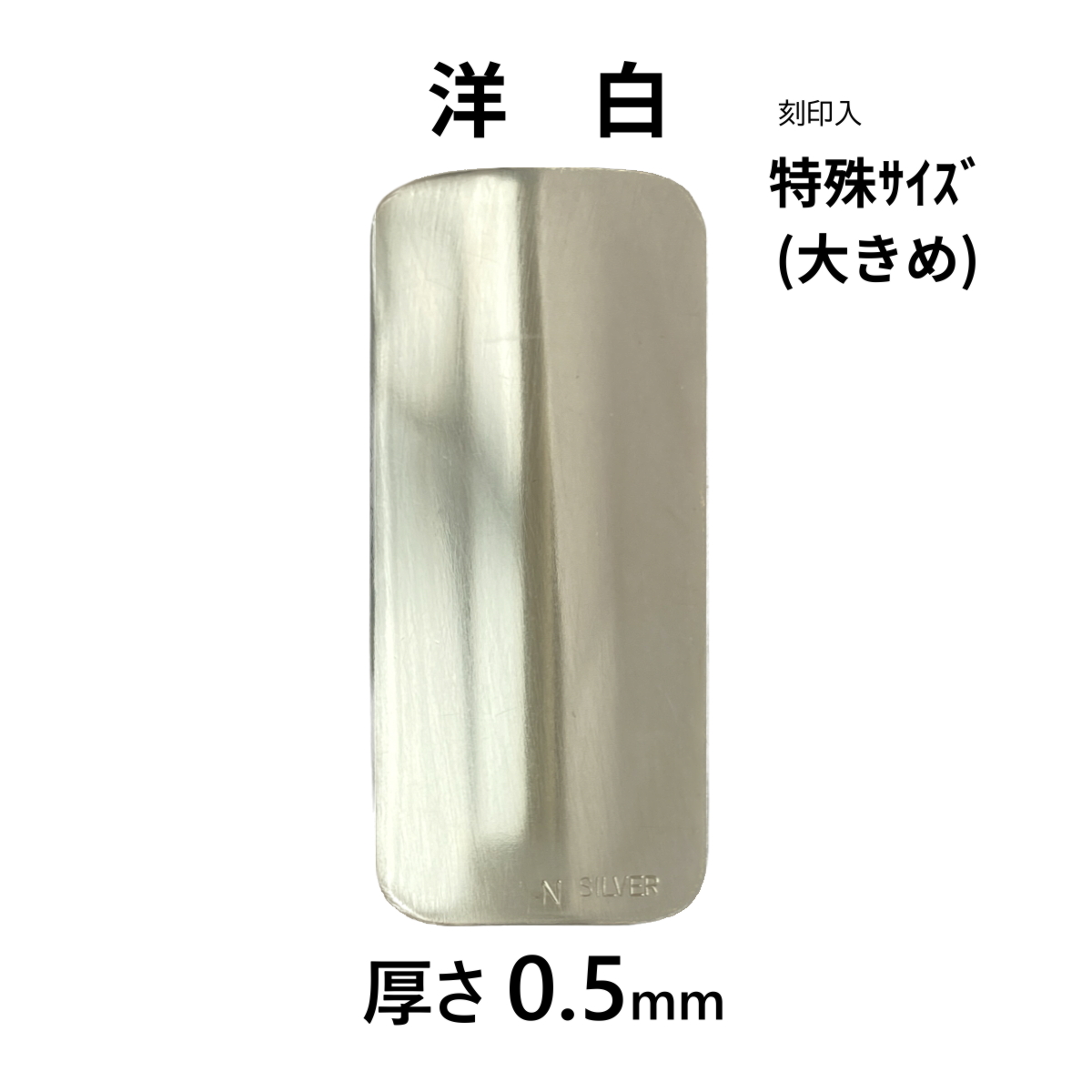 楽天市場】真鍮製 プラチナ900メッキ リガチャープレート 刻印入 日本