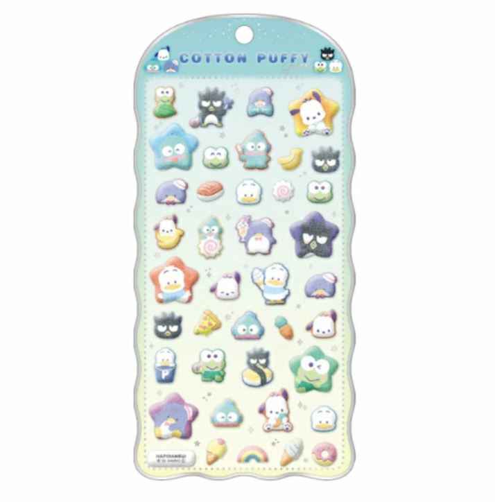 楽天市場】はぴだんぶい コットンパフィー シール COTTON PUFFY