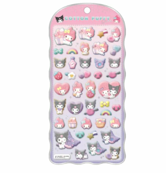 楽天市場】シナモロール コットンパフィー シール COTTON PUFFY