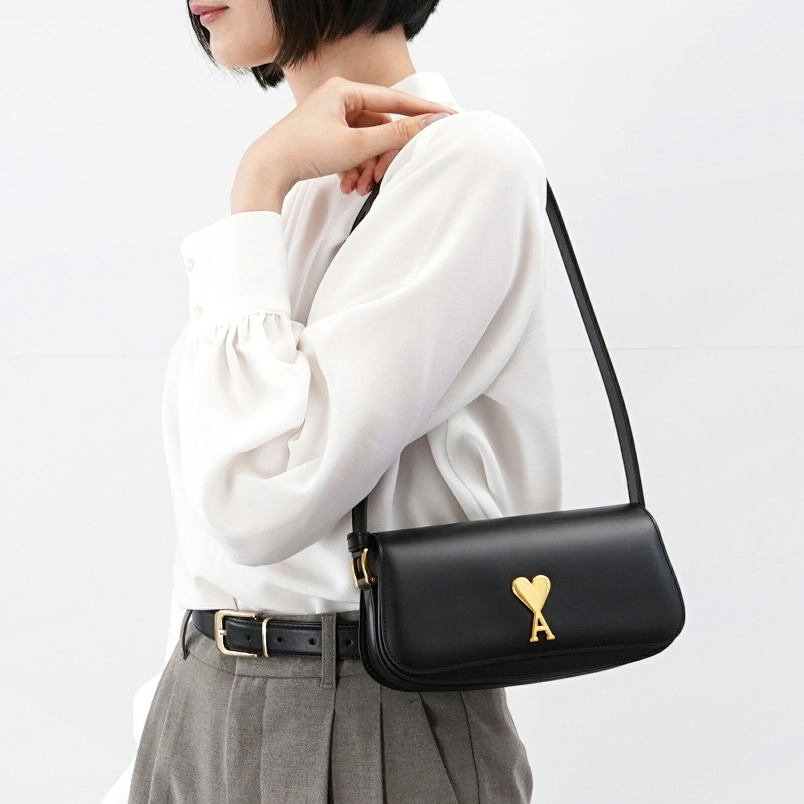 楽天市場】アミパリス AMI PARIS バッグ ショルダーバッグ AMI