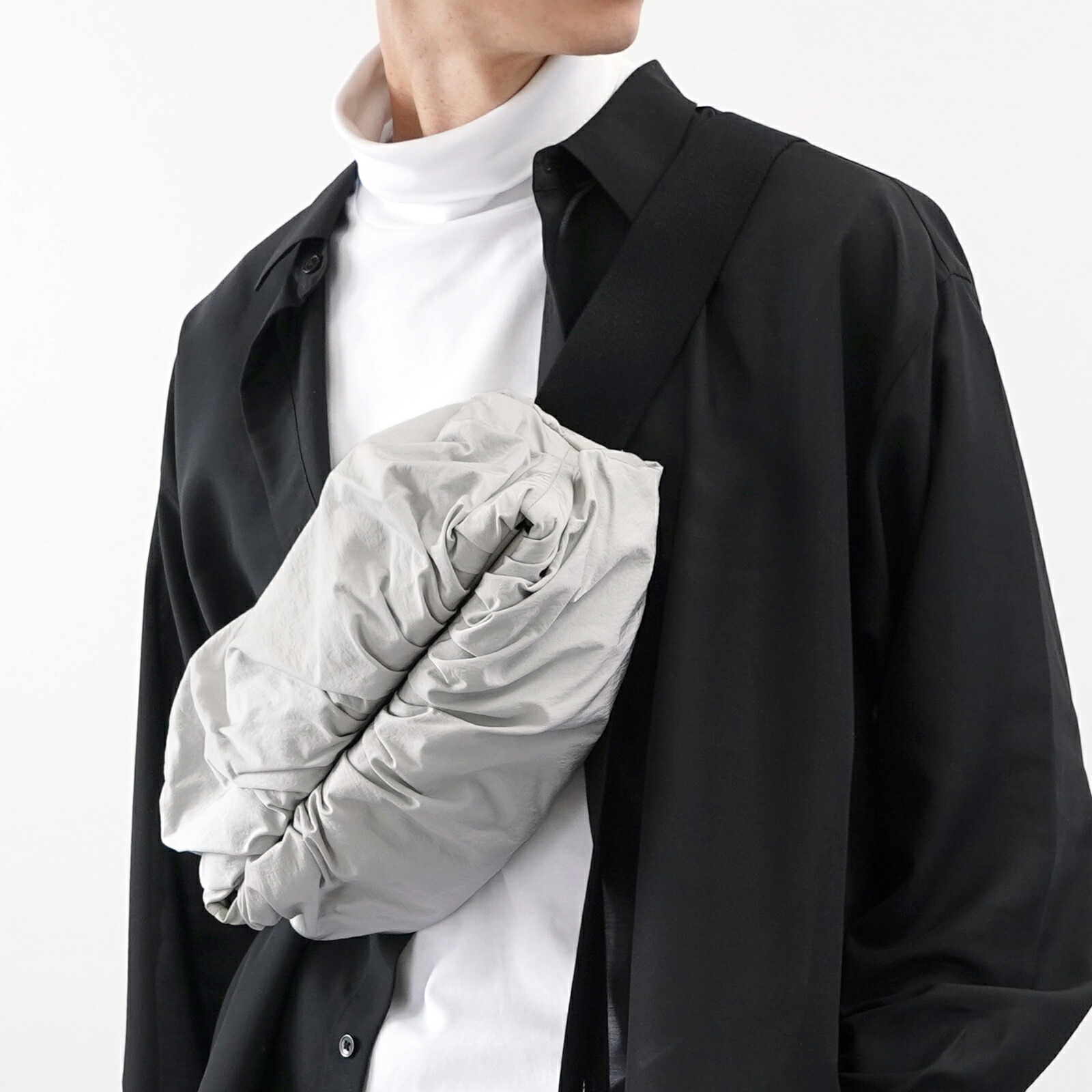国内発送【BOTTEGA VENETA】ノット ベルト ブラック FINAL SALE】【size46】ANTICIPO【アンティチポ／アンティーチポ