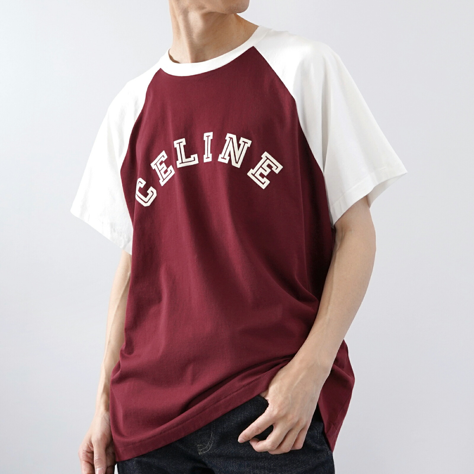 楽天市場】CELINE セリーヌ Logo Loose T-Shirts Tシャツ メンズ