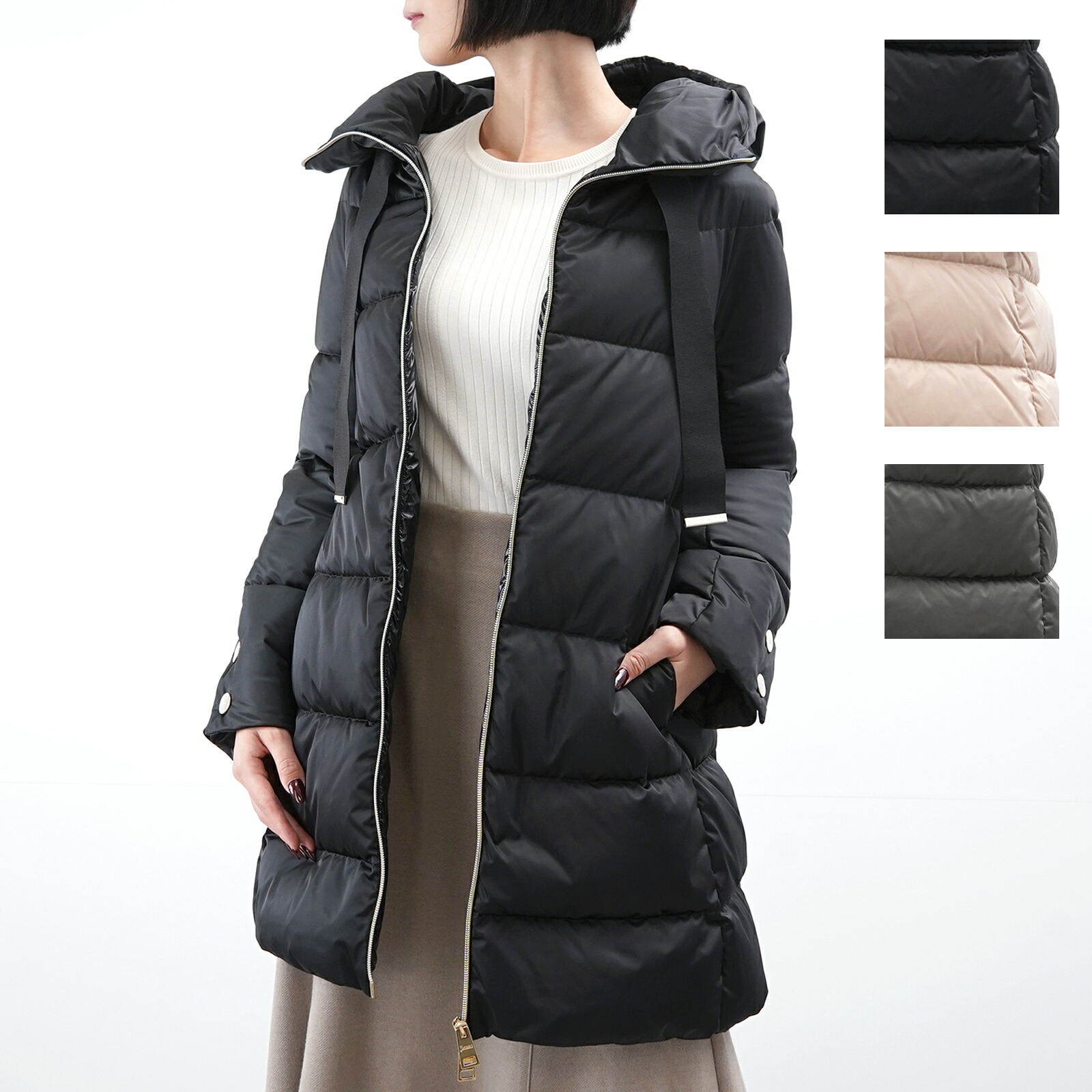 楽天市場】HERNO ヘルノ ファーフード付き ダウンジャケット アウター