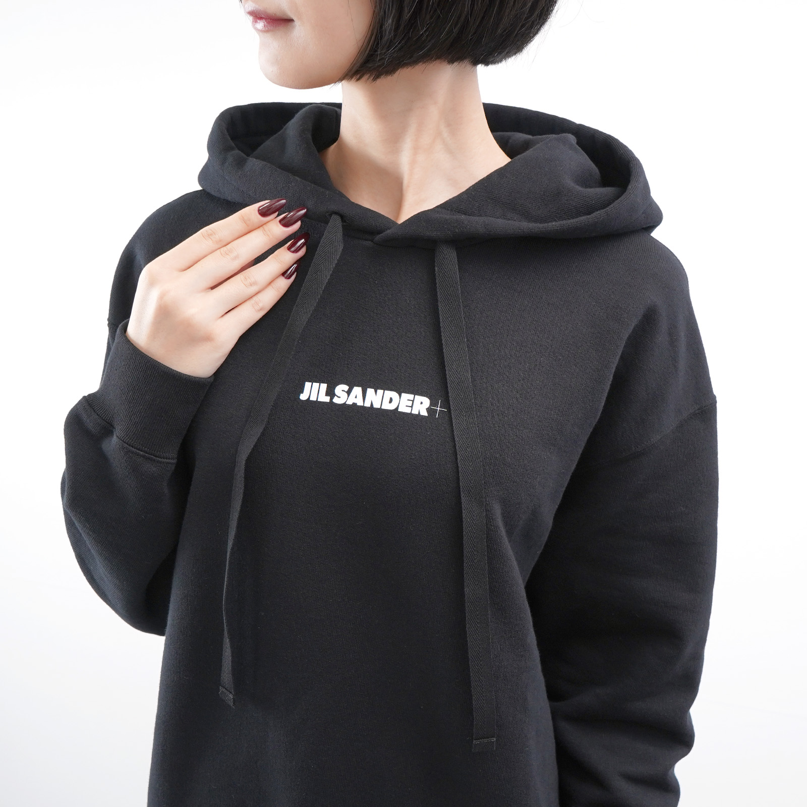 ジルサンダー パーカー フーディー スウェット ブラック レディース JIL SANDER J02GU0105 J20015 001 楽天市場】ジルサンダー パーカー フーディー スウェット ブラック