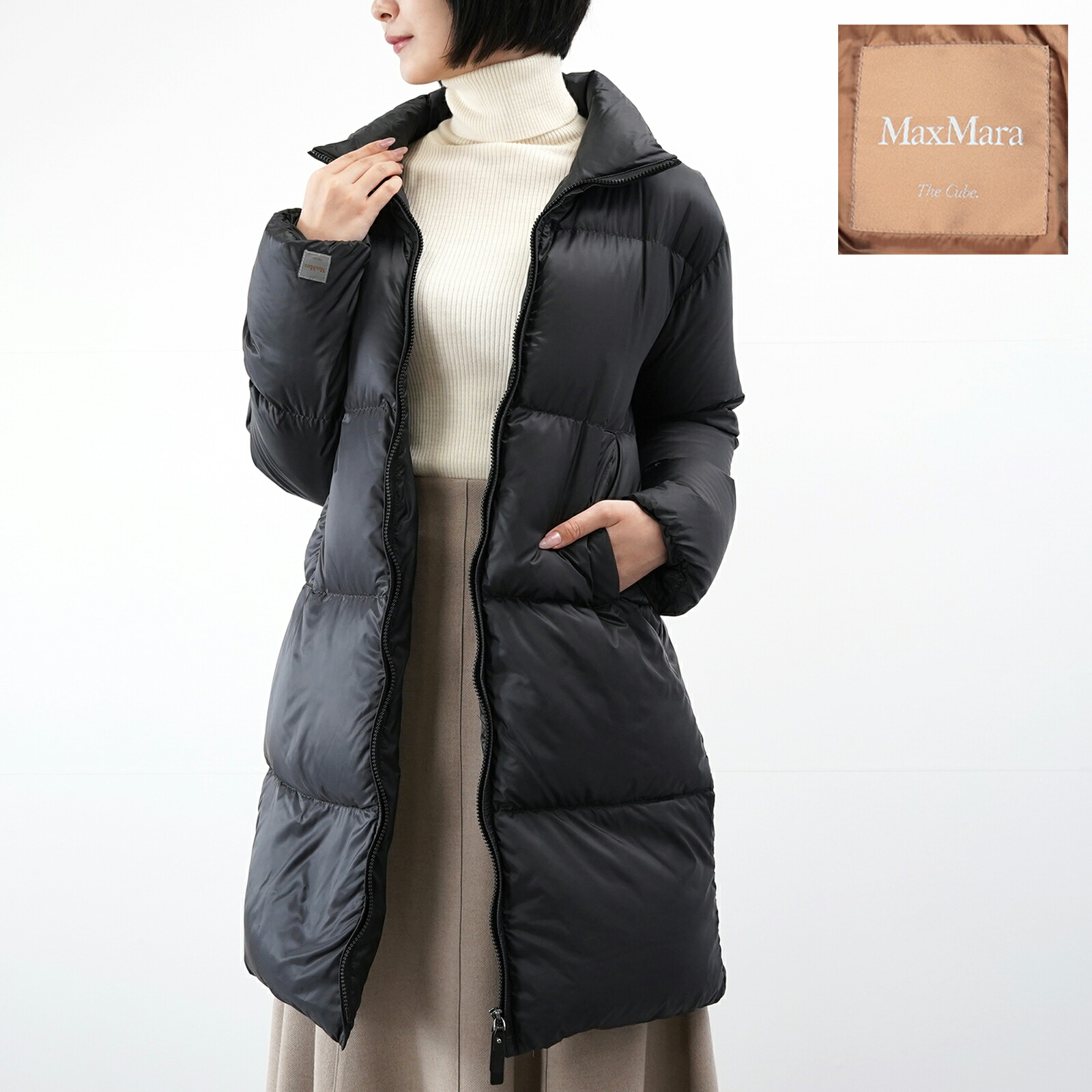 楽天市場】マックスマーラ ラパンファー付きダウンコート サイズ