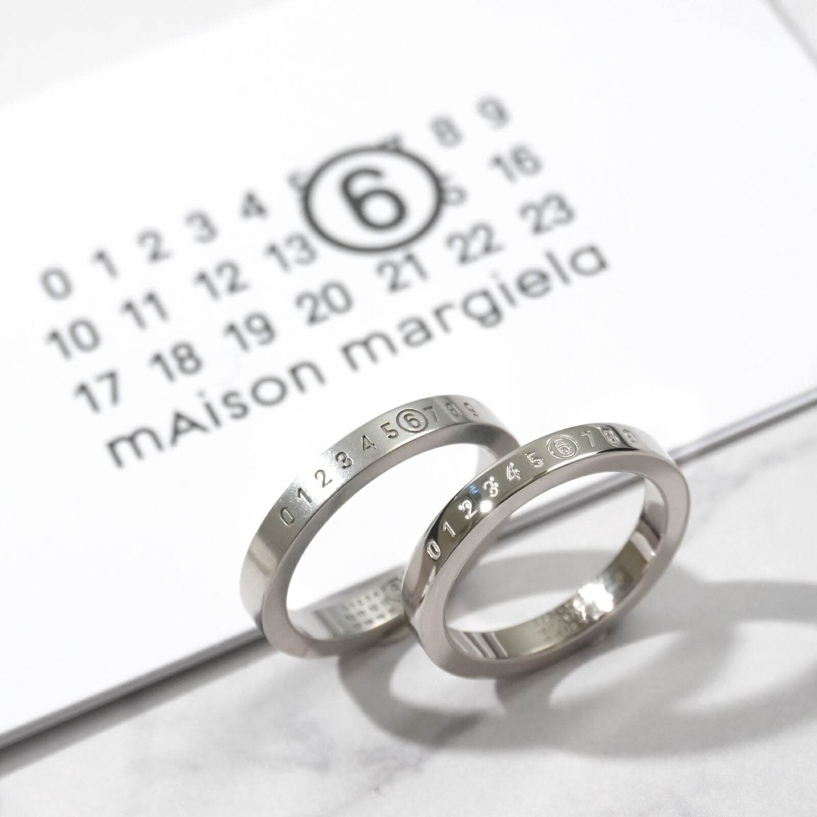 楽天市場】MM6 エムエムシックス メゾンマルジェラ チェーンリング