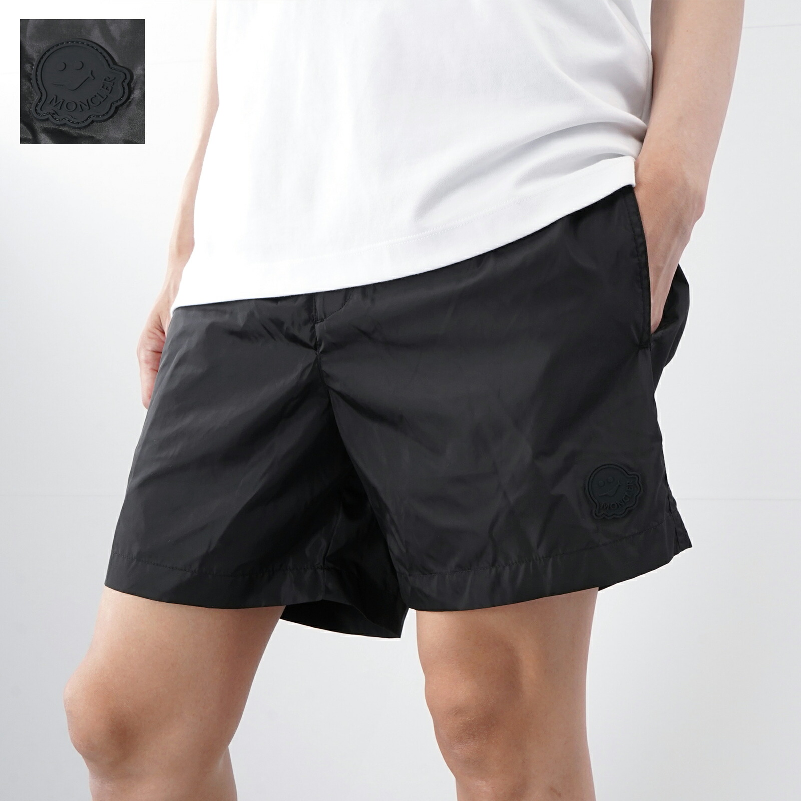 正規品　MONCLER 黒 スイムウェア　ショートパンツ 楽天市場】MONCLER モンクレール Swim Shorts スイムウェア 水着