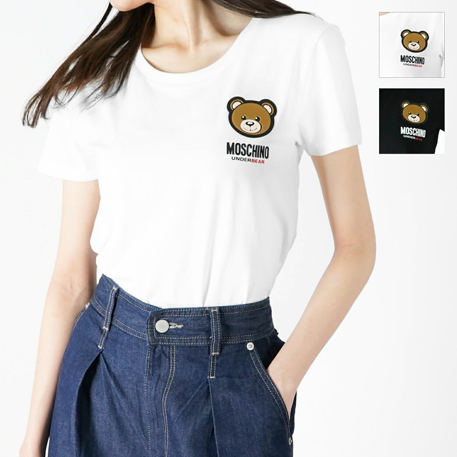 楽天市場】Moschino モスキーノ Teddy Bear Print T-Shirts T
