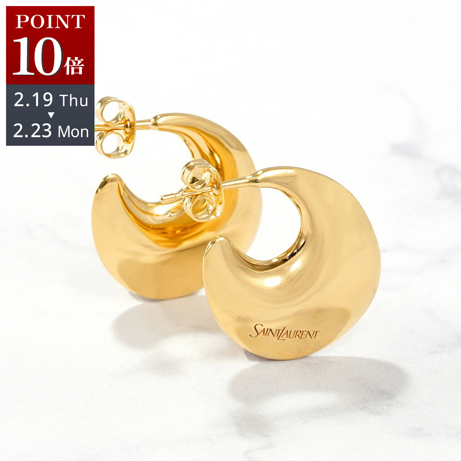 楽天市場】SAINT LAURENT サンローラン ピアス 746624 Y1526