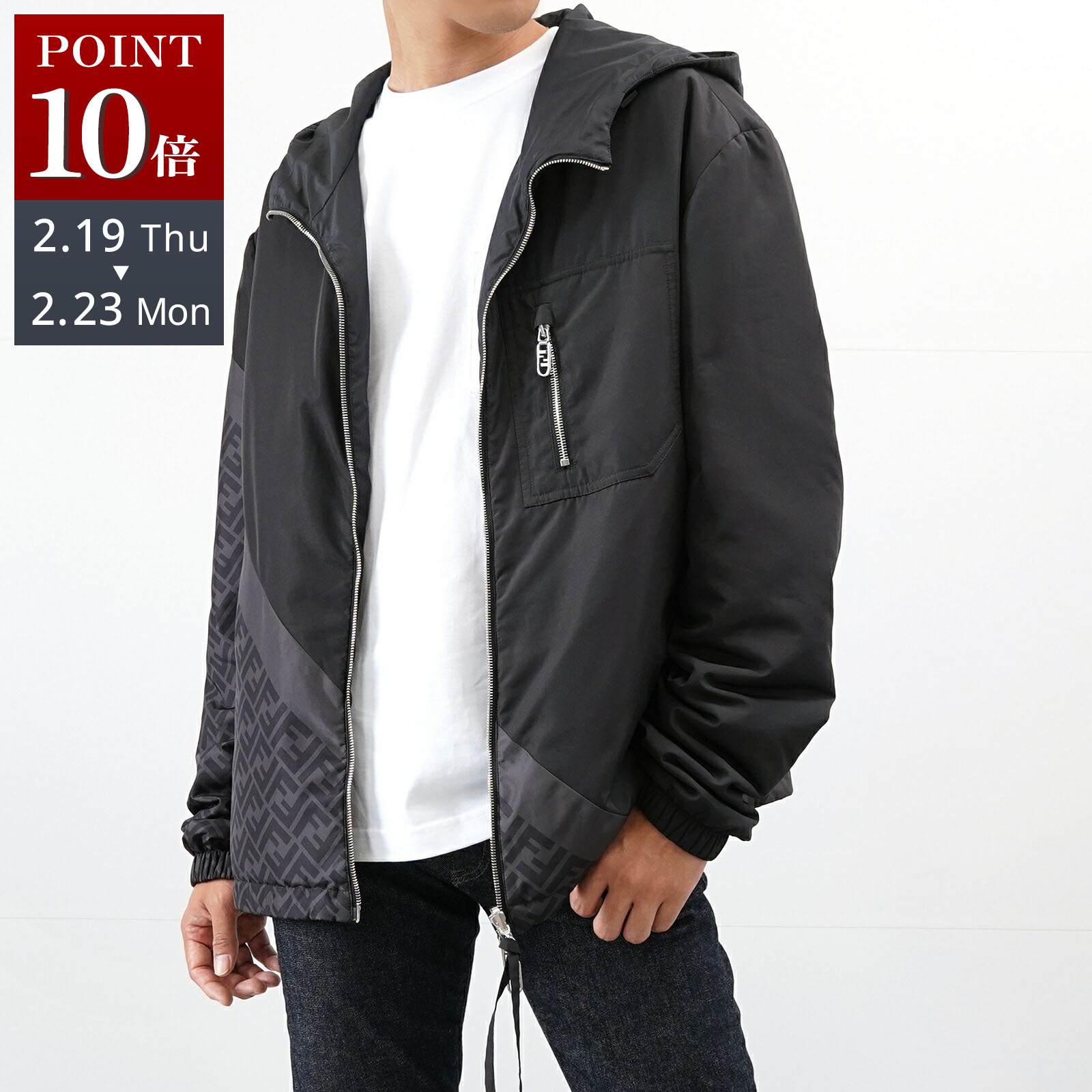 楽天市場】フェンディ FENDI メンズ アウター ジャケット ダウン ロゴ