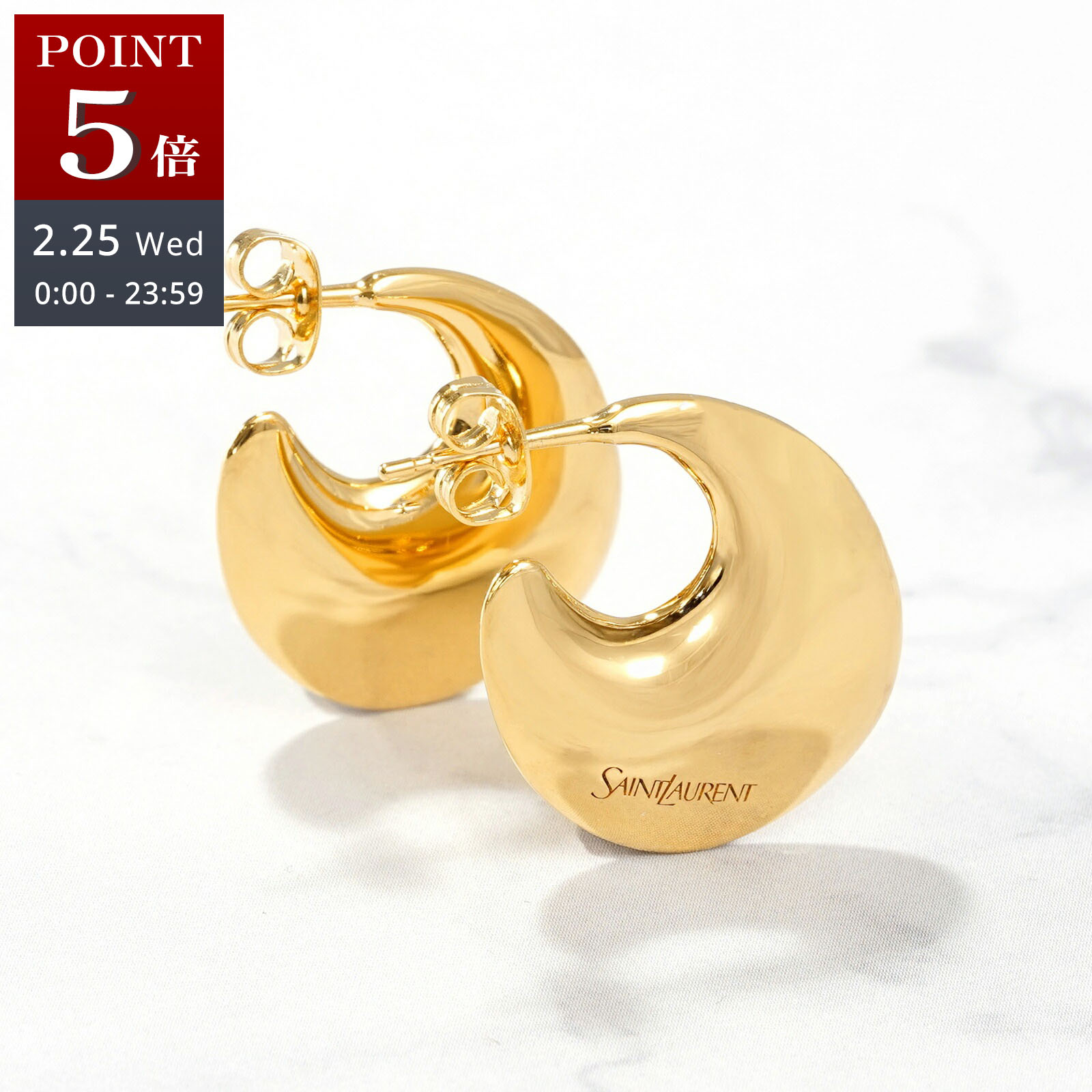 楽天市場】SAINT LAURENT サンローラン ピアス 746624 Y1526