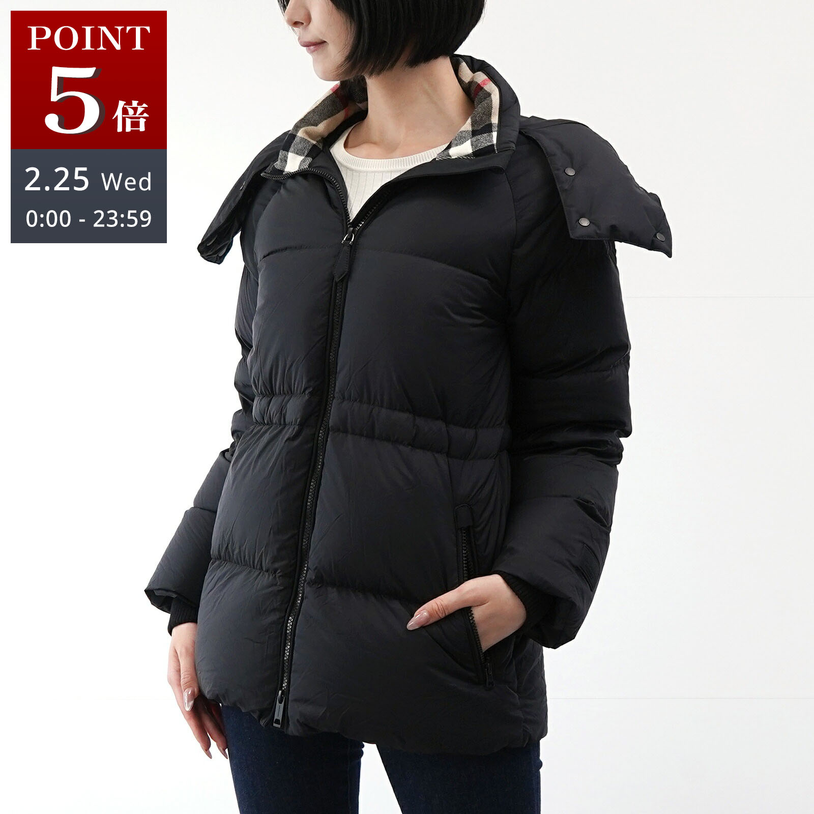 楽天市場】BURBERRY バーバリー ダウンジャケット ダウンコート ロング