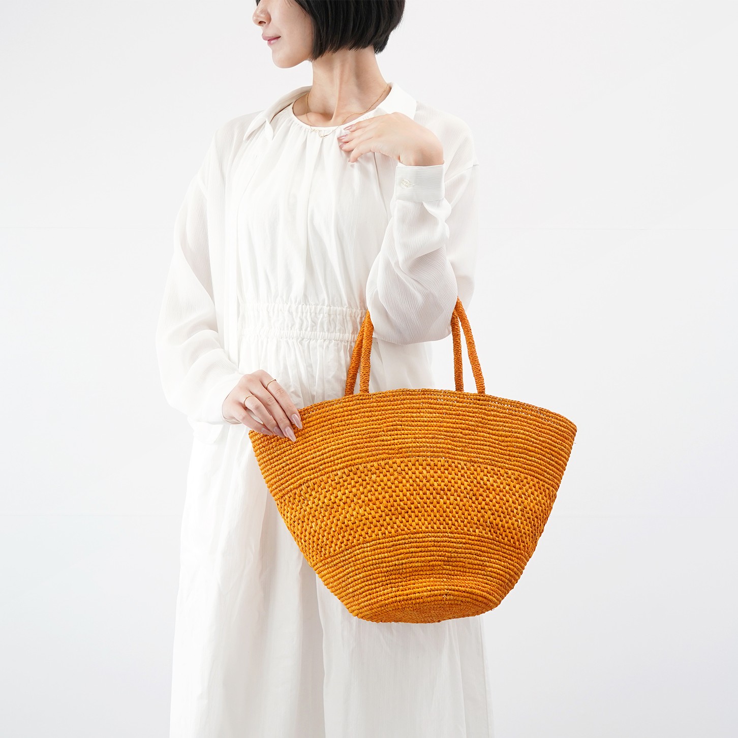 楽天市場】THE ROW ザ ロウ EMILIE ラフィアかごバッグ W1627