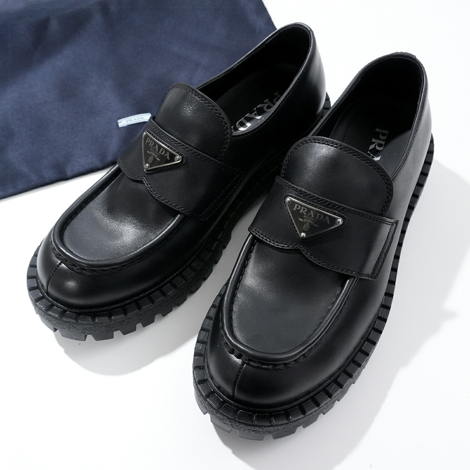 【新品 未当て嵌める】PRADA プラダ 置き目毛革 なめし革 黒いこと 2DE151 レディース 亭主もち 成人男性 男女兼用 ユニ一発やる 25珊 一般受け おすすめ 差し上げ物 ロゴタイプ【中古】
