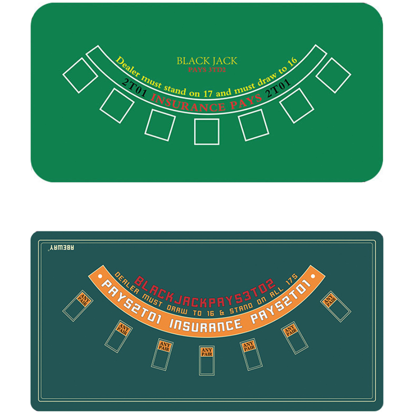 【楽天市場】送料無料 ! ブラックジャックマット 120x60cm カジノ Black Jack ブラックジャック トランプ プレイマット カードマット ポーカー セブンブリッジ カード