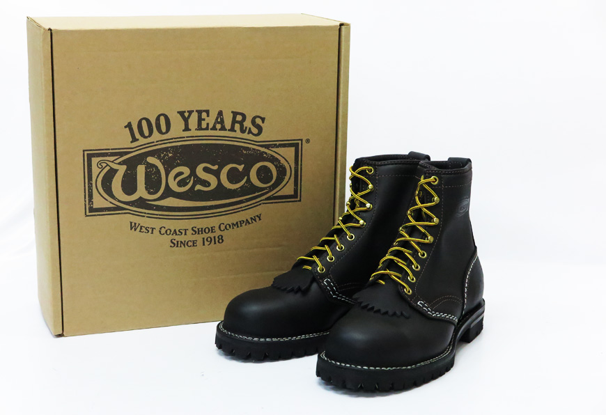 WESCO ウエスコ JOBMASTER スティールトゥ レザー Black 8inch Steel