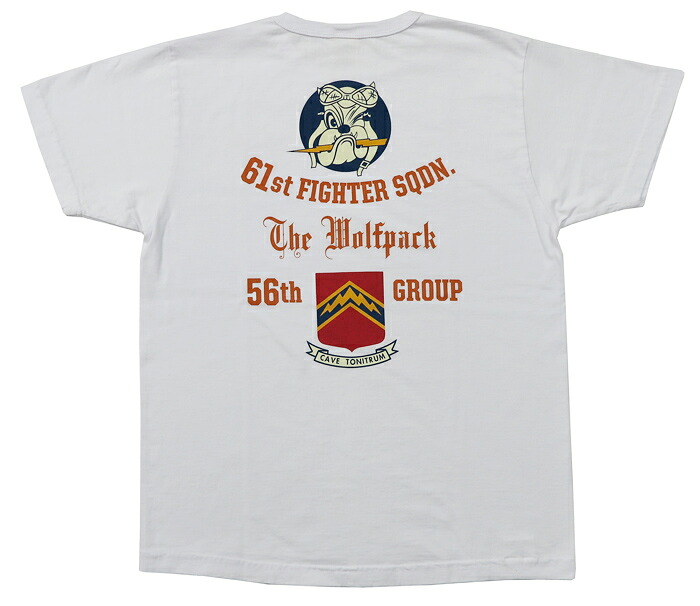 バズリクソンズ BUZZ RICKSON'S 半袖 Tシャツ 61st FIGHTER.SQ. Made in U.S.A BR79124