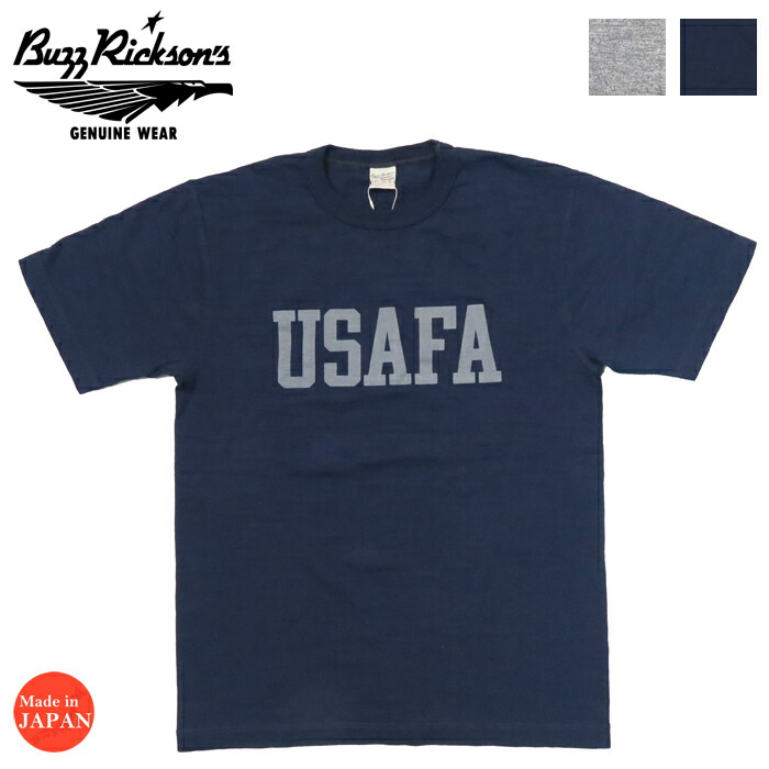 バズリクソンズ BUZZ RICKSON\u0027S スラブヤーン 半袖 ティーシャツ USAFA BR79180