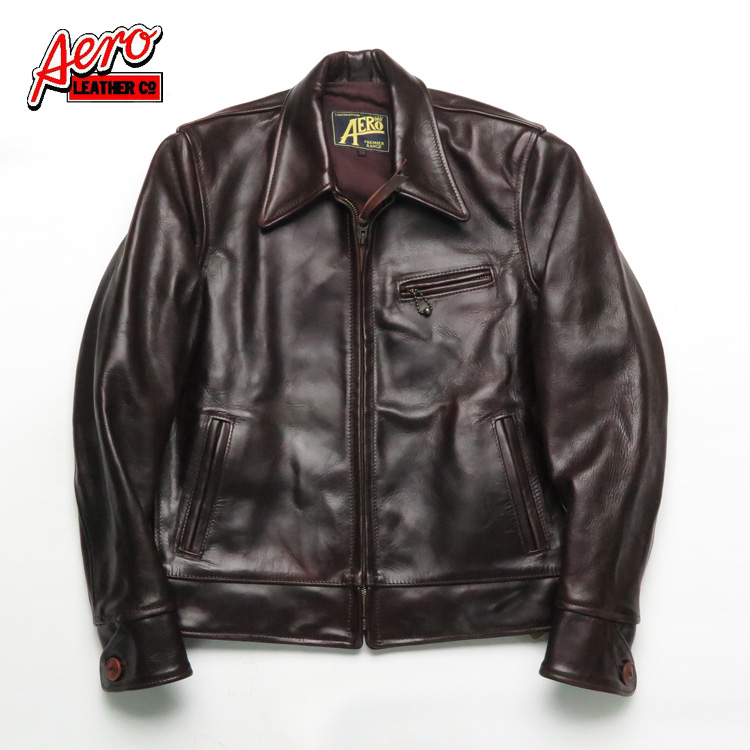 楽天市場】エアロレザー AERO LEATHER ライダースジャケット