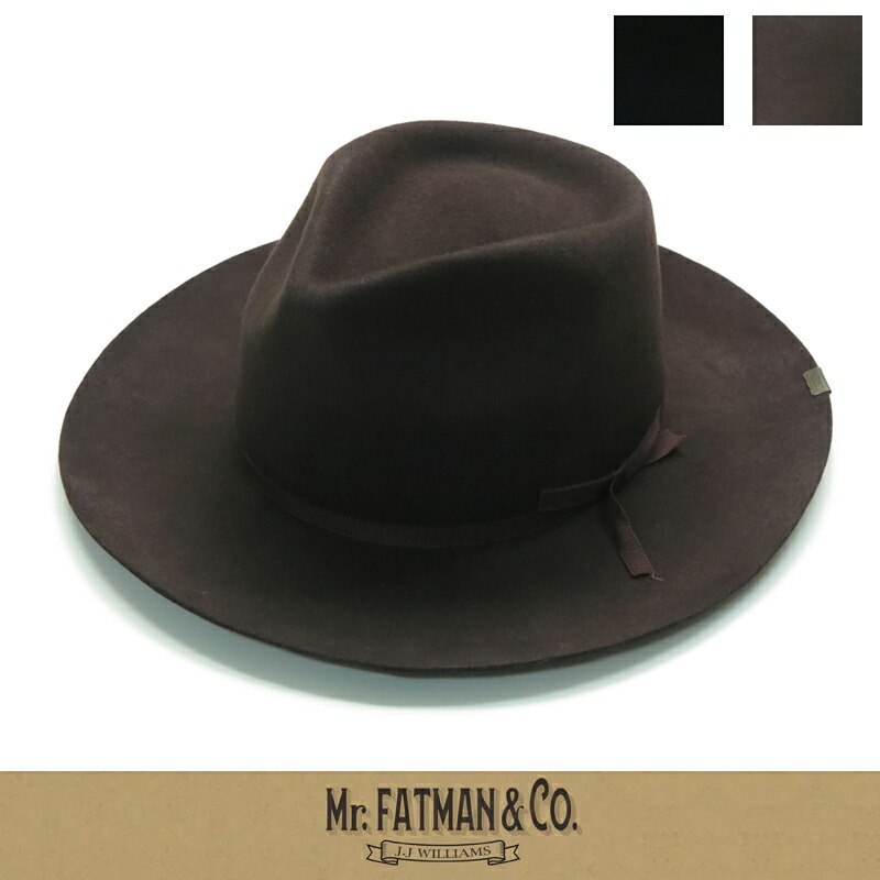 楽天市場】J.J. WILLIAMS FEDORA By Mr.FATMAN ミスターファットマン