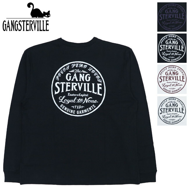 楽天市場】GANGSTERVILLE ギャングスタービル 長袖 クルーネック