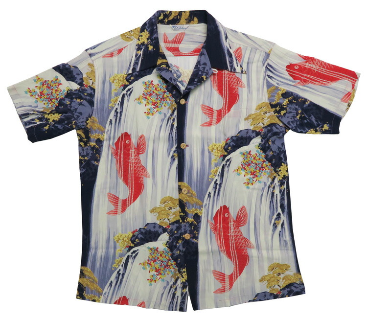 サンサーフ SUN SURF アロハシャツ 「CARP」 半袖 KILOHANA レーヨン壁縮緬 EDITION ハワイアンシャツ スペシャルエディション SPECIAL SS38868 トップス | filosofiskpoliklinikk.no